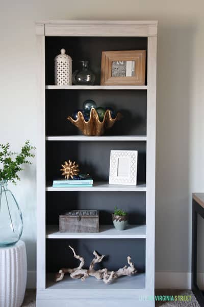 decor on budget update bookshelf