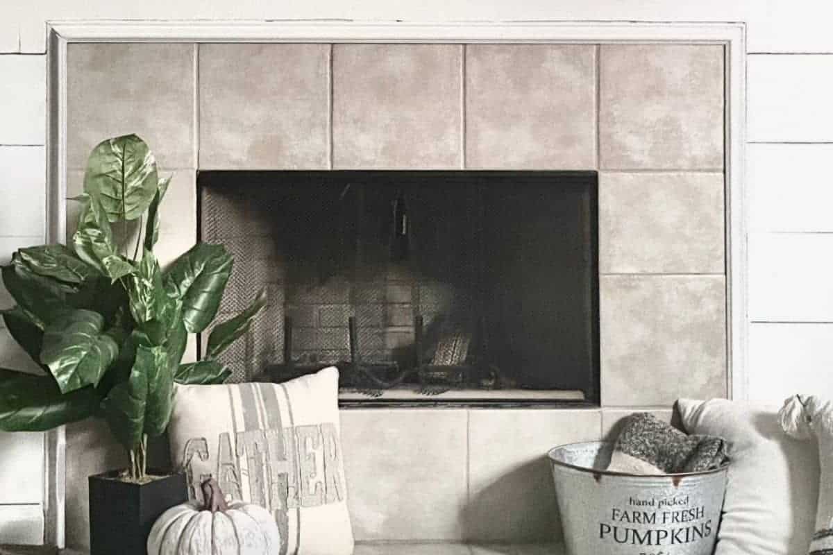 How To Paint Inside Fireplace What Paint To Use Restore Decor More   Before Picture Inside Fireplace 