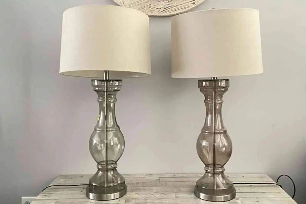 thrift store ugly lamps 