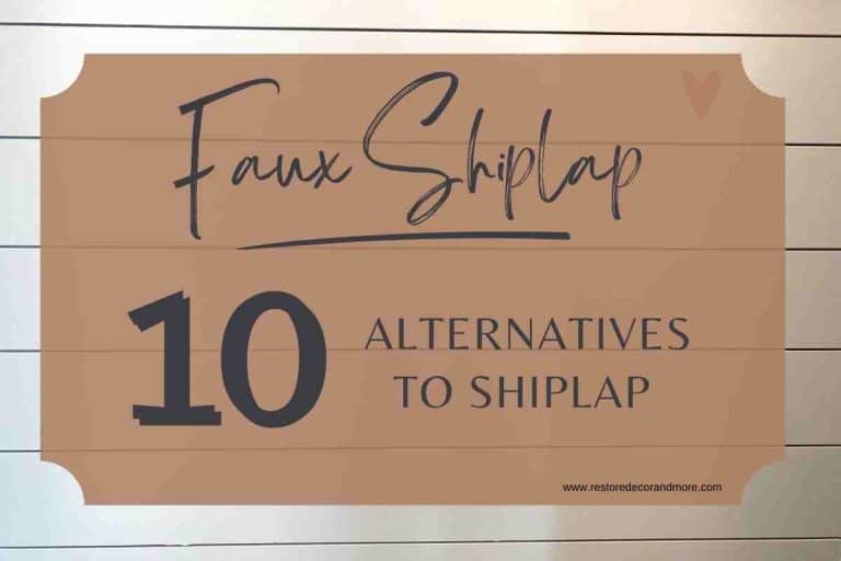 Faux Shiplap: 10 Ways To Get The Look