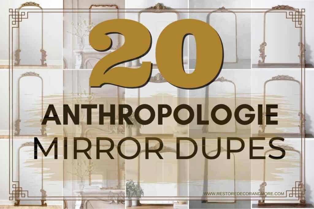 20 Anthropologie mirror dupes