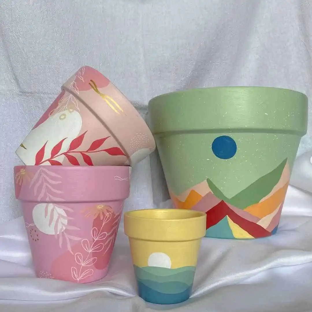 50 Stunning Pot Painting Ideas Designs For 2025 Restore Decor More Cute Painted Terracotta Pots