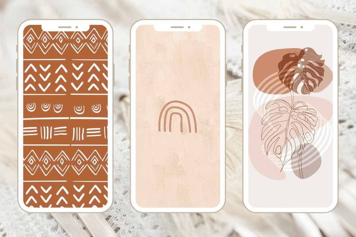 Buy Boho iPad Wallpaper Minimalist Aesthetic iPad Background Online in  India  Etsy