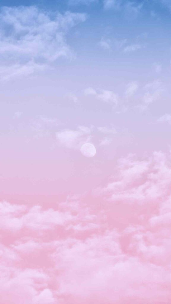 aesthetic pink clouds wallpaper
