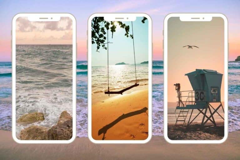 50 Pretty Beach Aesthetic Wallpapers For Free!