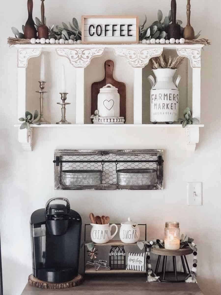 50 Coffee Bar Ideas & Stations That Will Wow! - Restore Decor & More