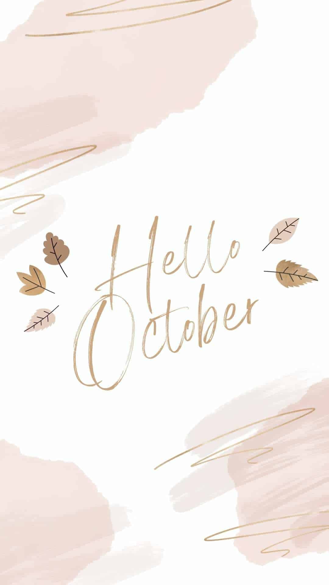 Hello October Wallpapers - 50 Aesthetic Designs - Restore Decor & More