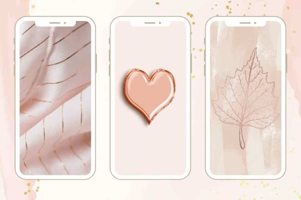 rose gold cute wallpapers