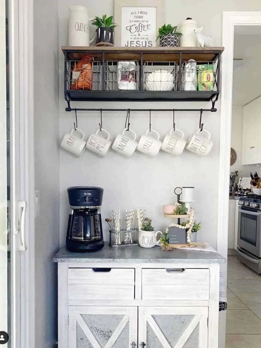 50 Coffee Bar Ideas & Stations That Will Wow! - Restore Decor & More