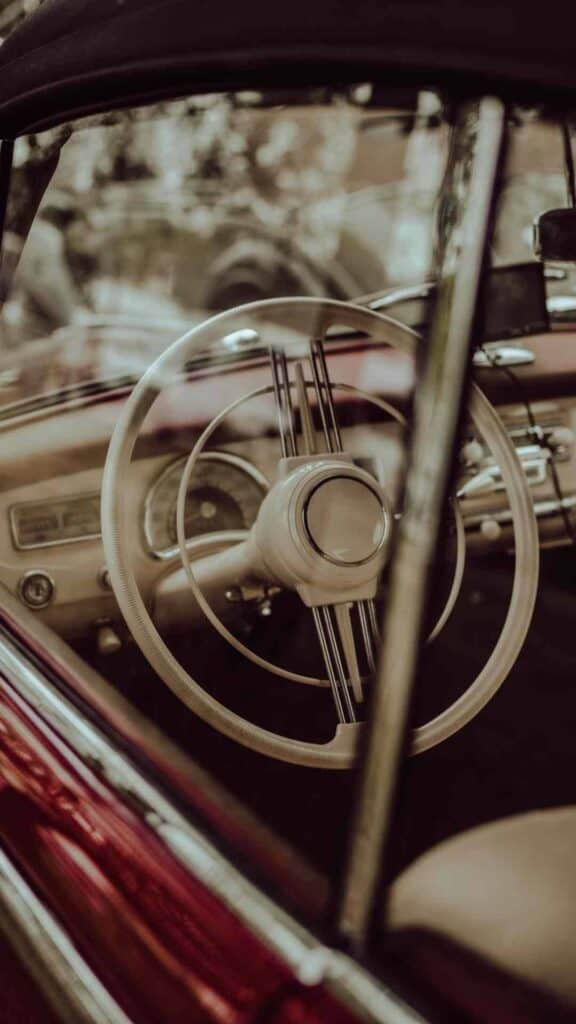 vintage aesthetic wallpaper iPhone car steering wheel
