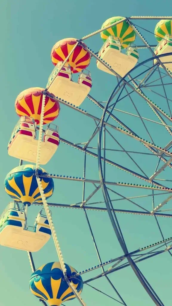 vintage aesthetic wallpaper iPhone Ferris wheel