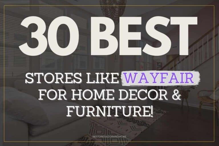 30 Stores Like Wayfair For Home Decor & Furniture