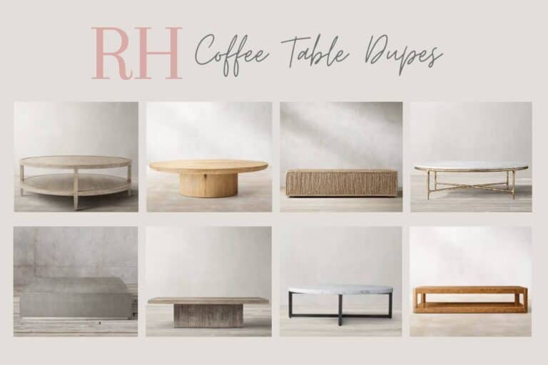 Best Restoration Hardware Coffee Table Dupes