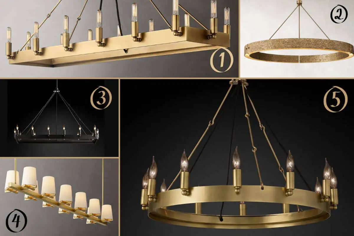 16 Amazing Restoration Hardware Chandelier Dupes Restore Decor & More