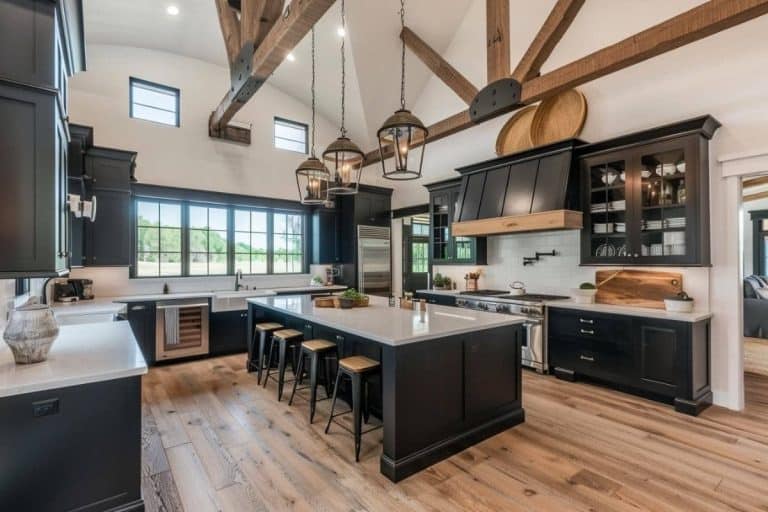 50+ Jaw-Dropping Black Kitchen Cabinet Designs You Need to See ...