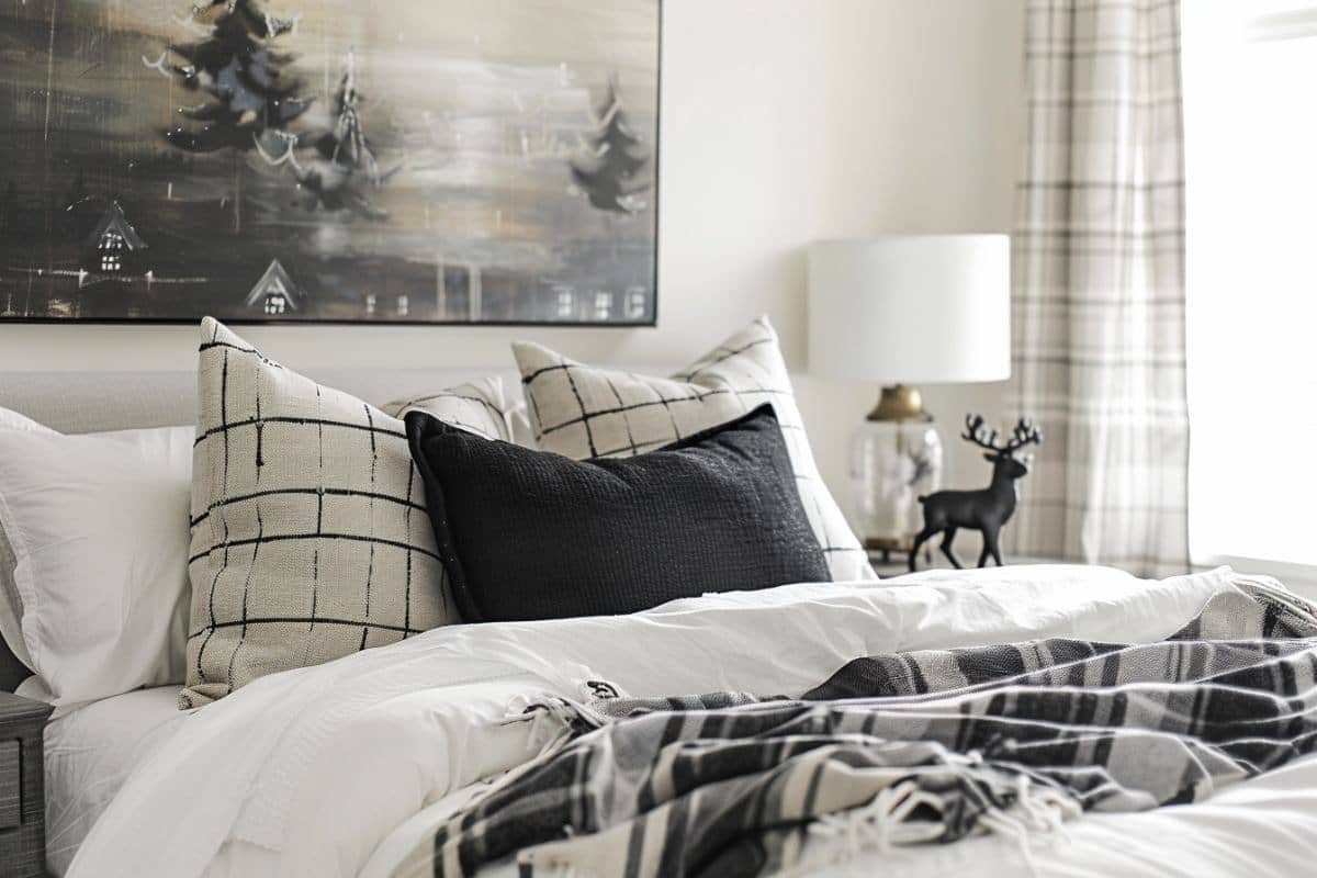 30+ Cozy Farmhouse Christmas Bedrooms! - Restore Decor & More