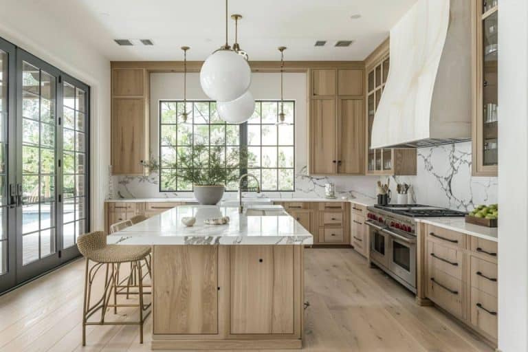 20 Dreamy White Kitchens With White Oak Cabinets That Will Make You ...
