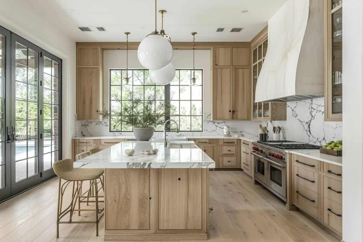 20 Dreamy White Kitchens With White Oak Cabinets That Will Make You Want to Remodel ASAP ...