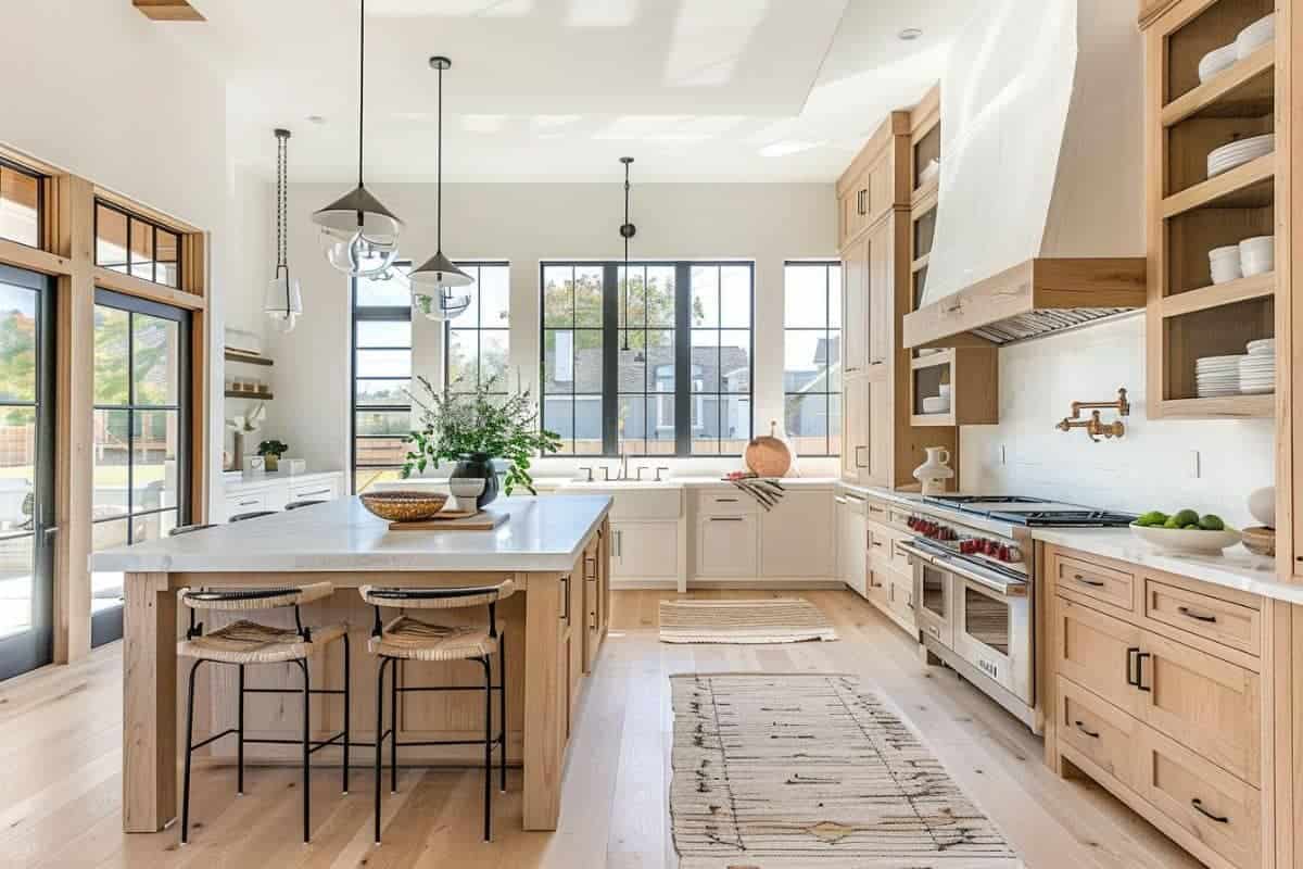 20 Dreamy White Kitchens With White Oak That Will Make You