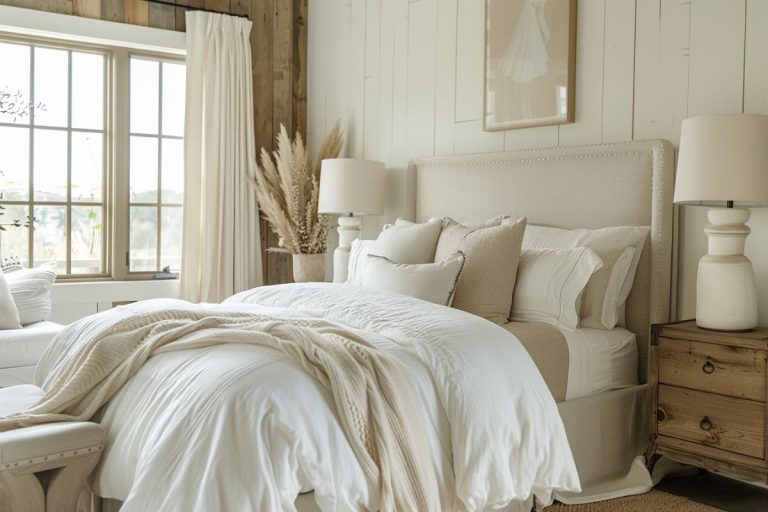 50+ Inspiring Modern Farmhouse Bedroom Ideas You'll Love! - Restore ...