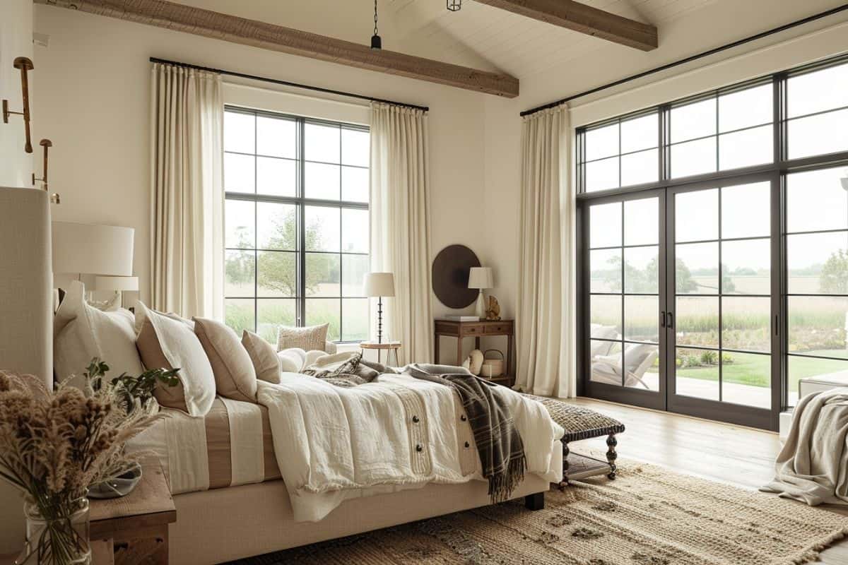 50+ Inspiring Modern Farmhouse Bedroom ! - Restore ...