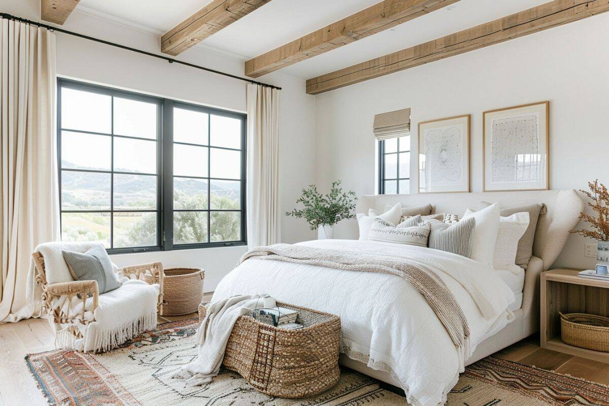 50+ Inspiring Modern Farmhouse Bedroom ! - Restore ...