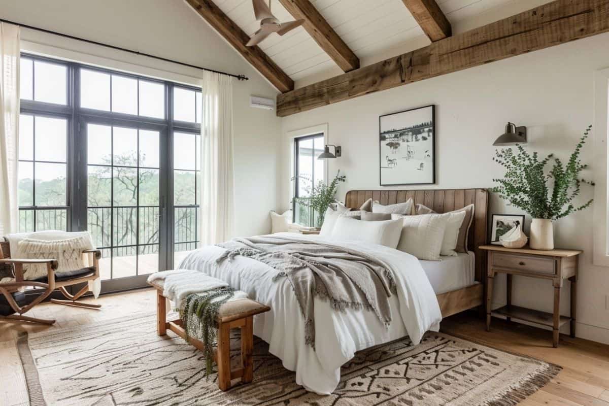 50+ Inspiring Modern Farmhouse Bedroom ! - Restore ...