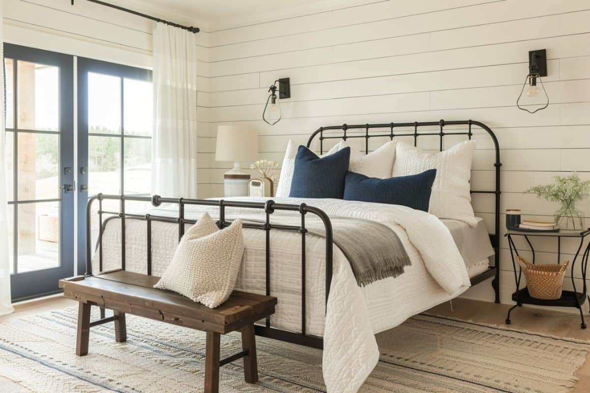 50+ Inspiring Modern Farmhouse Bedroom Ideas You'll Love! - Restore ...