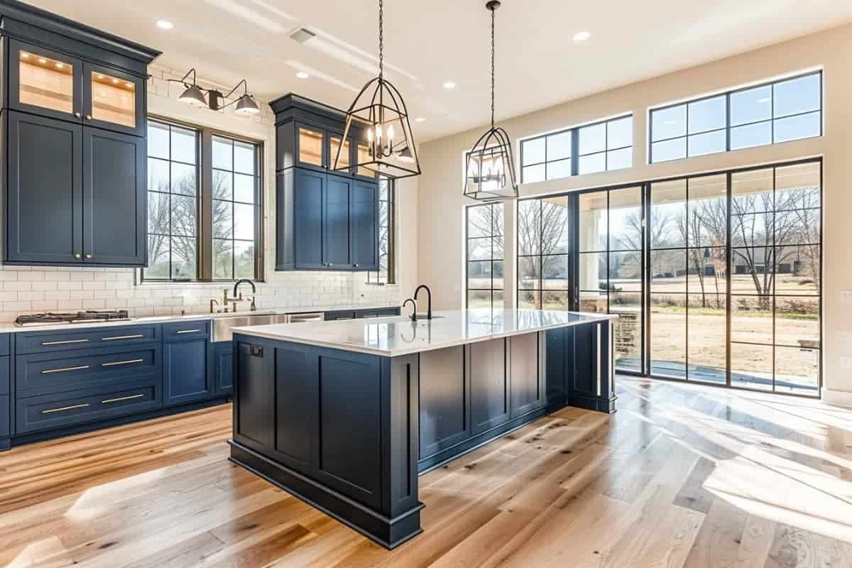 50 Navy Blue Kitchen Cabinets That Are a Must See! - Restore Decor & More