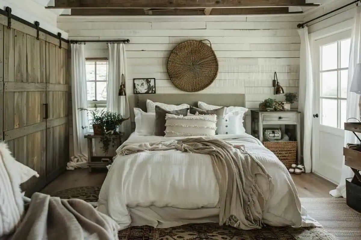 25 Rustic Farmhouse Bedrooms You'll Want to Cozy Up In! - Restore Decor ...