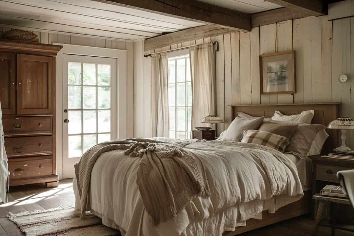 25 Rustic Farmhouse Bedrooms You'll Want to Cozy Up In! - Restore Decor ...