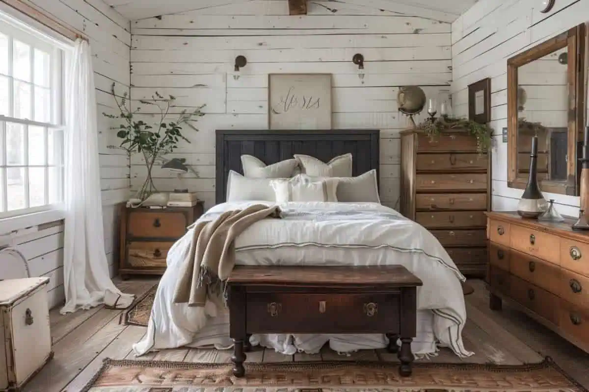 25 Rustic Farmhouse Bedrooms You'll Want to Cozy Up In! - Restore Decor ...