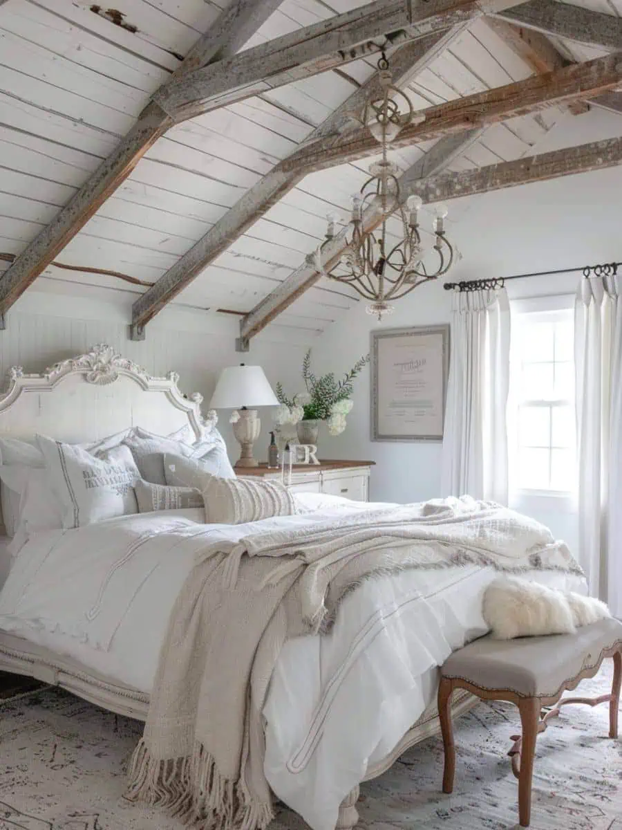 Over 50 Vintage Farmhouse Bedroom Designs to Love - Restore Decor & More