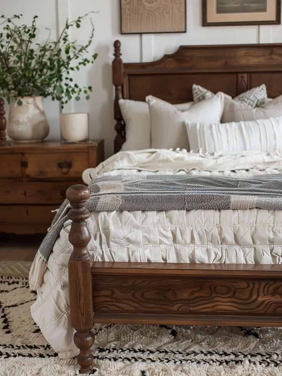 Over 50 Vintage Farmhouse Bedroom Designs to Love - Restore Decor & More