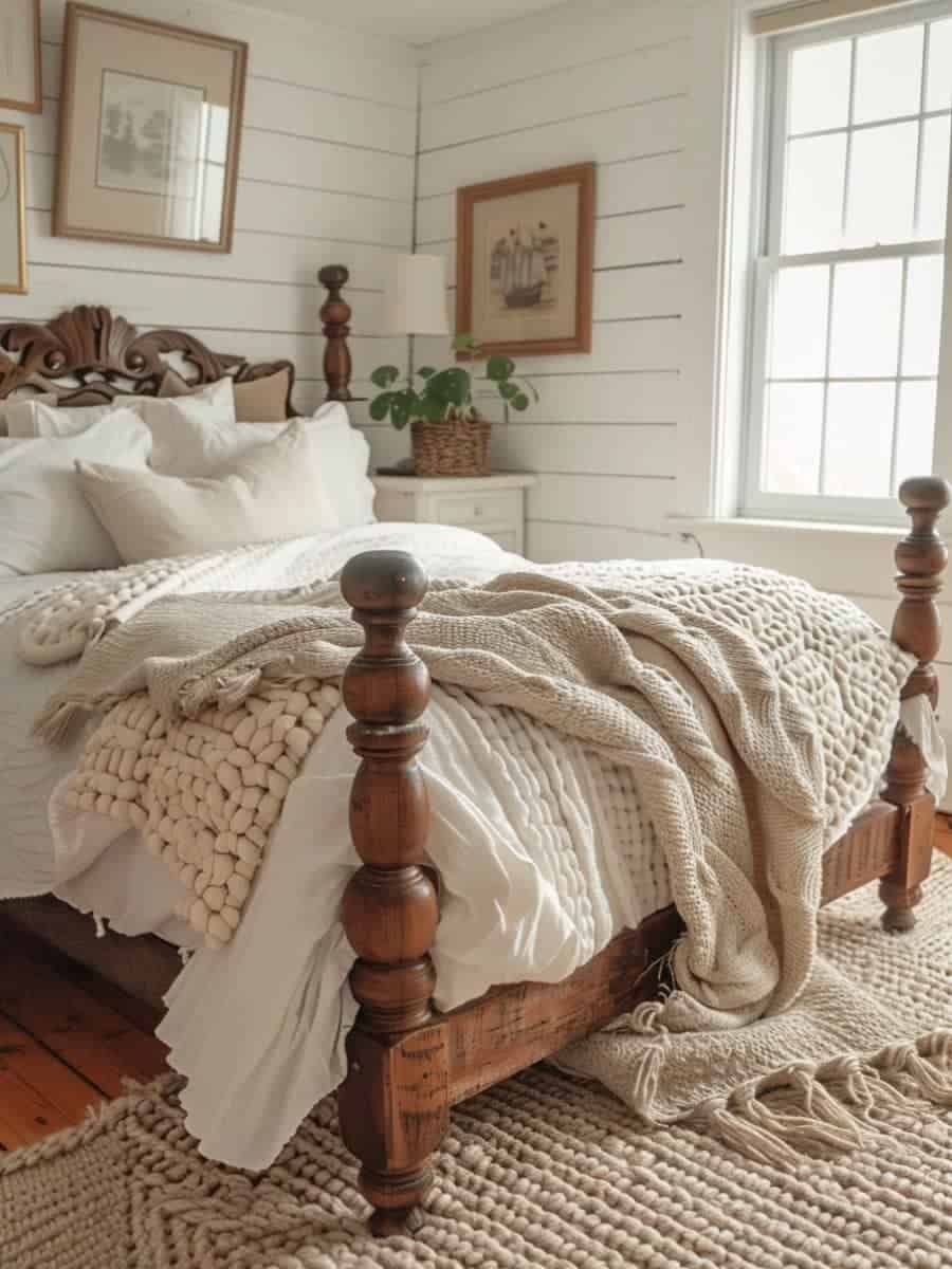 Over 50 Vintage Farmhouse Bedroom Designs to Love - Restore Decor & More