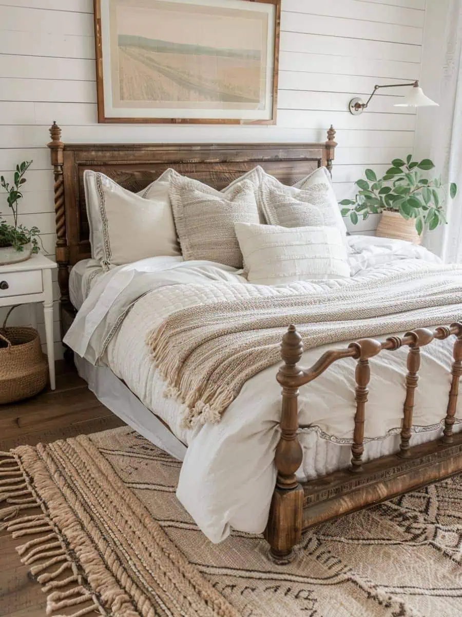 Over 50 Vintage Farmhouse Bedroom Designs to Love - Restore Decor & More