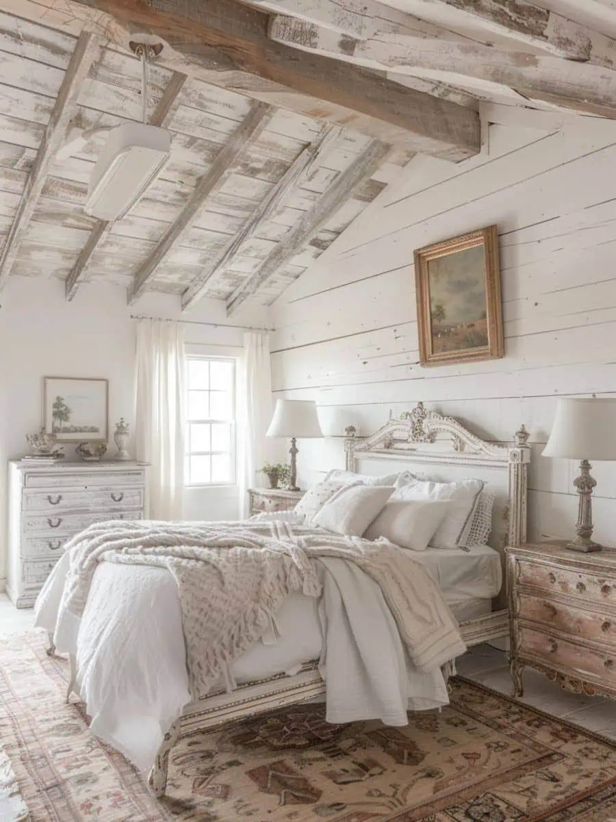 Over 50 Vintage Farmhouse Bedroom Designs to Love - Restore Decor & More