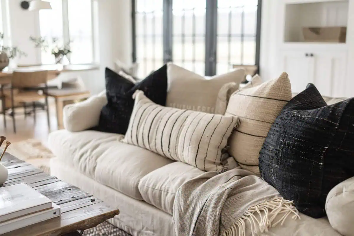 Check Out These 40+ Gorgeous Black & Neutral Living Room Ideas ...