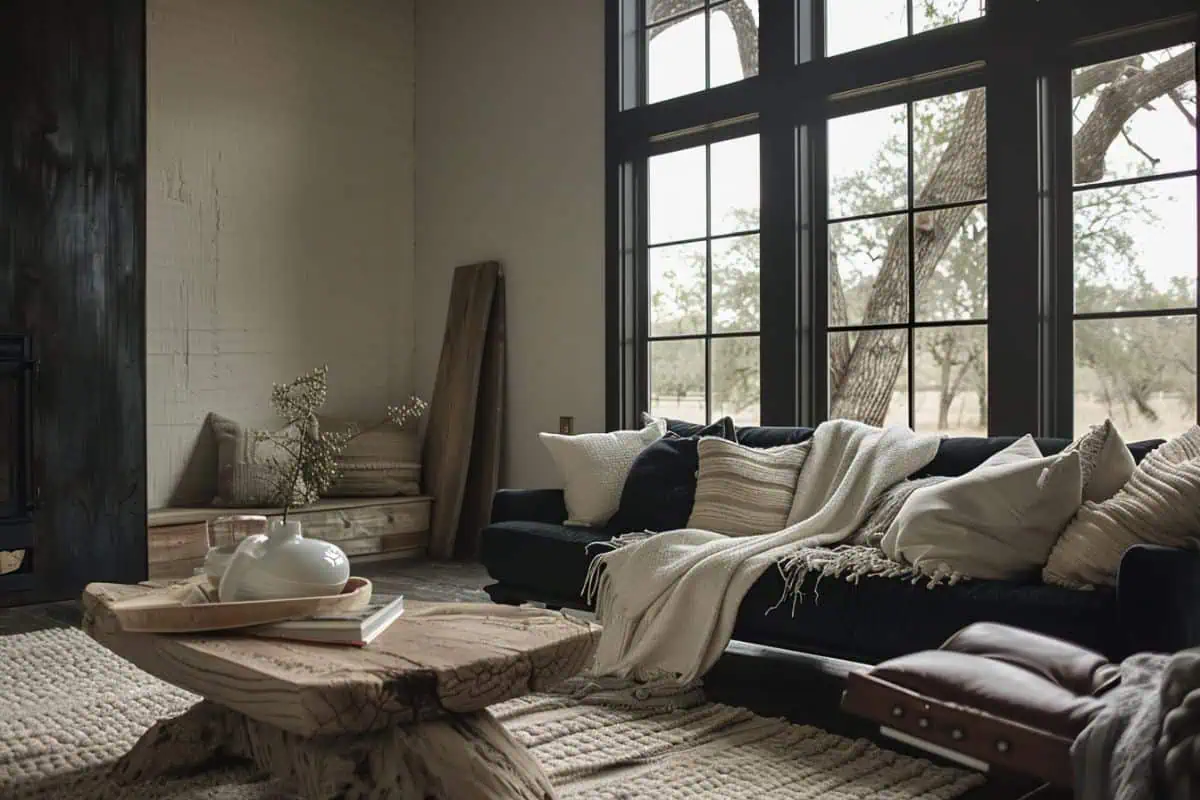 Check Out These 40+ Gorgeous Black & Neutral Living Room Ideas ...