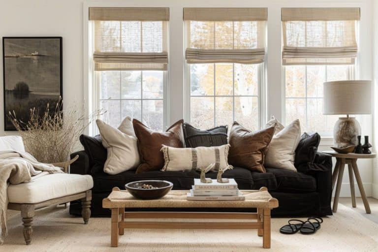 Check Out These 40+ Gorgeous Black & Neutral Living Room Ideas ...