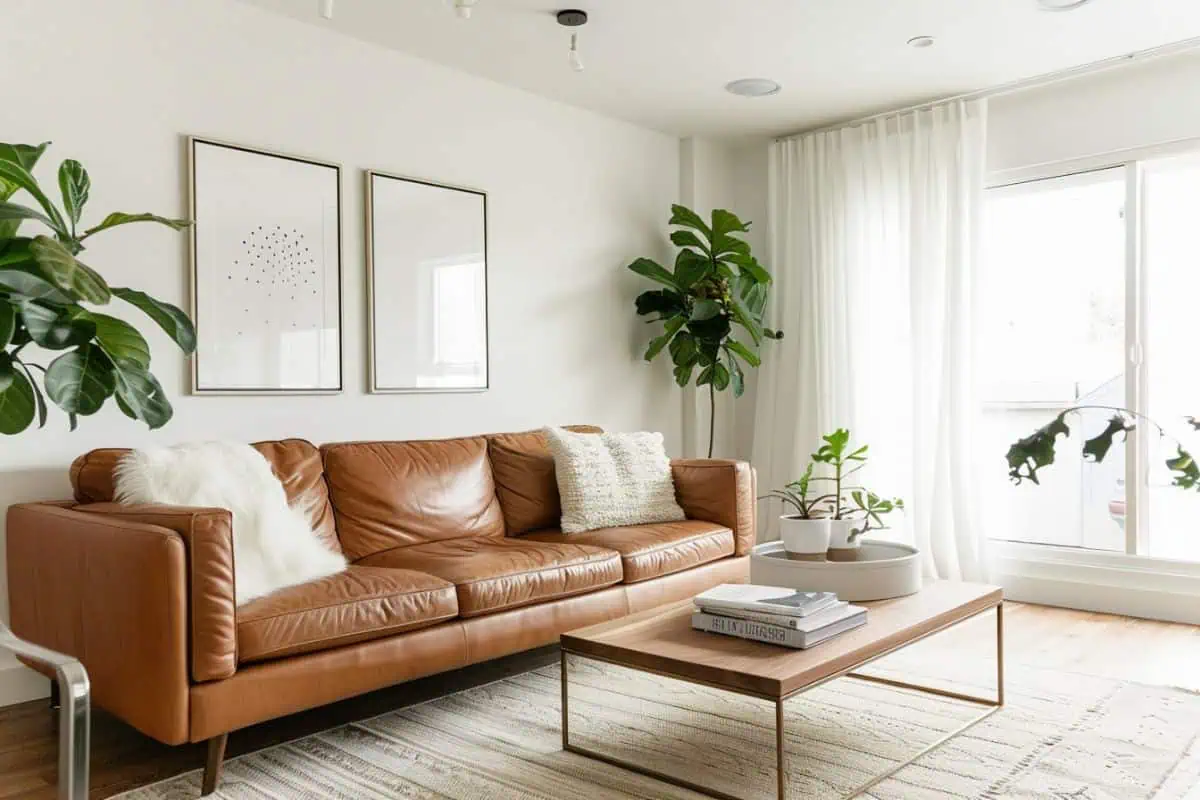 40 Cognac Leather Couch Ideas That Will Transform Your Living Room ...