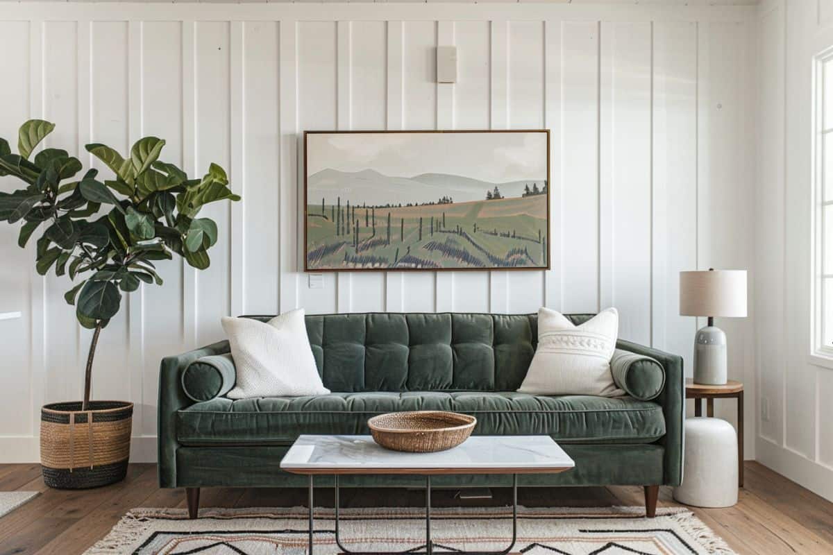 35 Stunning Living Rooms with Green Couches - Restore Decor & More