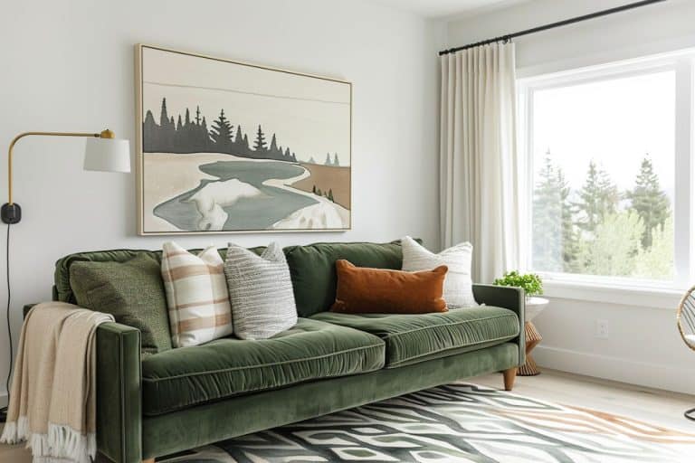 35 Stunning Living Rooms with Green Couches