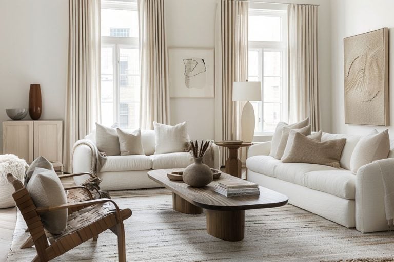 40 Stunning Neutral Living Room Designs - Restore Decor & More