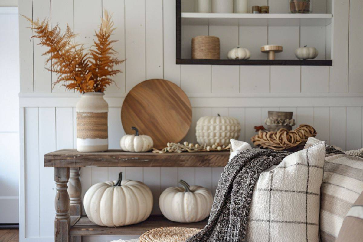 45 Fall Entryway Table Ideas That Will Make Your Home Insta-Worthy ...