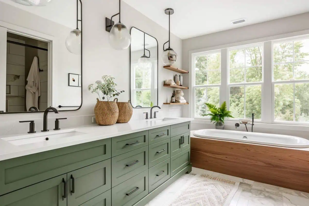 42 Green Bathroom Ideas You’ll Want to Try Right Now Restore