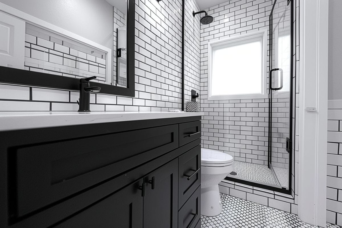 You Won’t Believe These Gorgeous Black & White Bathroom Designs! - Restore Decor & More