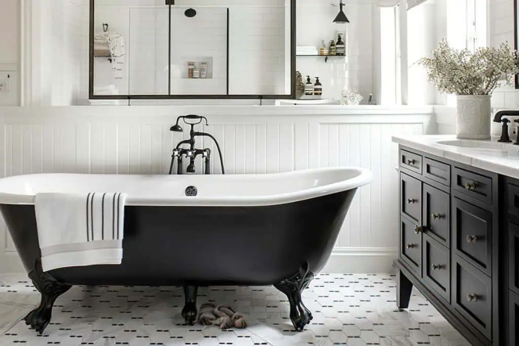 You Won’t Believe These Gorgeous Black & White Bathroom Designs ...