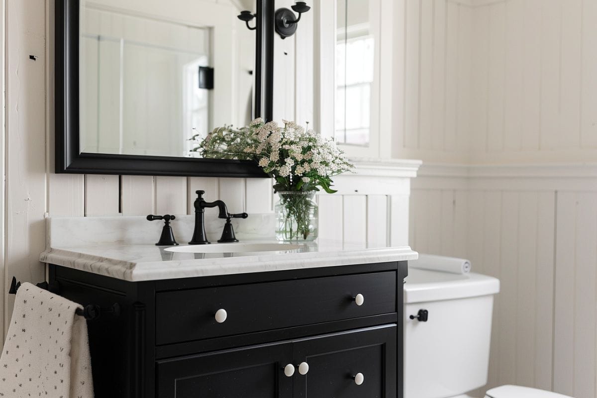 You Won’t Believe These Gorgeous Black & White Bathroom Designs! - Restore Decor & More