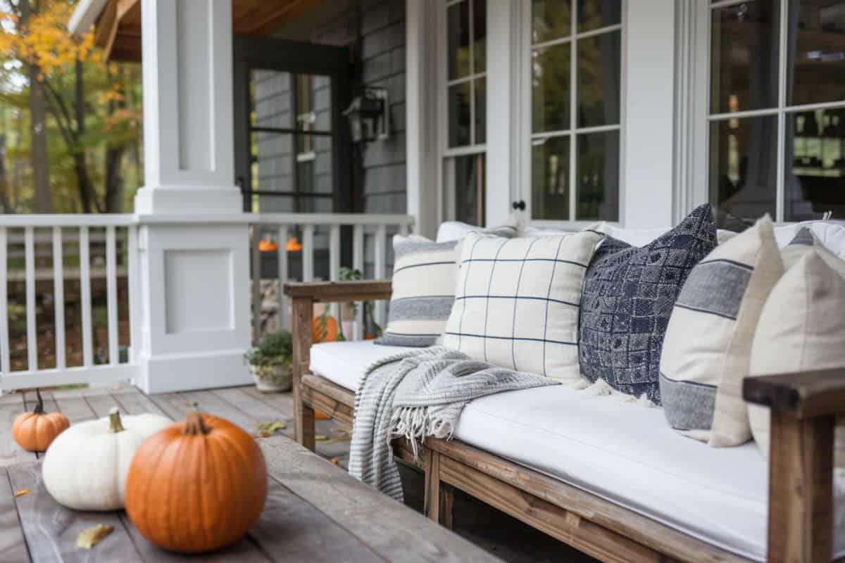10 Cheap Fall Porch Decor Ideas - Restore Decor & More